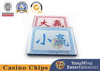 Casino Plastic Banker Card Baccarat Sic Bo Poker Dealer Button