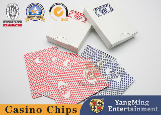 Customized Black Heart Casino Poker Cards Red And Blue Original