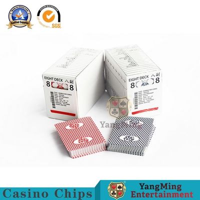 Customize 100g/deck Casino Poker Cards Imported Black Core