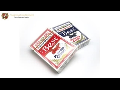 Ev Yapımı 280gsm Mavi Çekirdekli Kağıt Özelleştirilmiş Casino Özel Poker Kartı Renkli Kutu Ambalajı