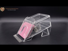 Niuniu Texas Black Jack Poker Masa Oyunu 2 Çift Şeffaf Akrilik Kart Bayi Ayakkabısı