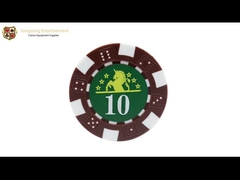 UV Mark Ve Case ile 11.5g ABS Plastik Texas BlackJack Clay Casino Poker Chip Seti