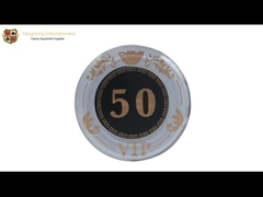UV İşaretli Akrilik Kristal Serigrafi ile 760 Parça Baccarat Poker Chips Seti