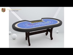 8 Oyunculu Baccarat H Ayaklı Katlanır Kumar Poker Masası Oyun Renkleri Özelleştirilebilir