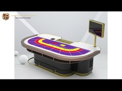 Lüks Özelleştirilmiş Bakara Kumar Masası Poker Oyunu Masa Örtüsü Masa Üreticisi