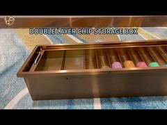 CT23Özelleştirilebilir Metal Yonga Tepsisi – Yüksek Kaliteli Casino Çipi Depolama Tepsisi