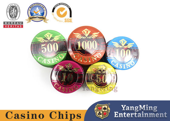 Ceramic  13.5 Gram Novelty Macau Casino Casino Poker Chip Set