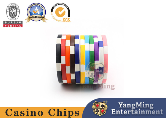 satın al Desen Özel Logo Olmadan 11.5g Plastik Fantezi Boş Casino Poker Chips Çevrimiçi üretim