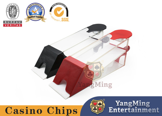 satın al 8 Çift Kalınlaşmış Akrilik Kumar Masası Poker Bayi Ayakkabı Baccarat Texas Club Için 3 Renk Çevrimiçi üretim