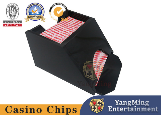 satın al Akrilik Casino Blackjack Kart Ticaret Ayakkabısı Deluxe 2 Güverte Siyah Renk Çevrimiçi üretim