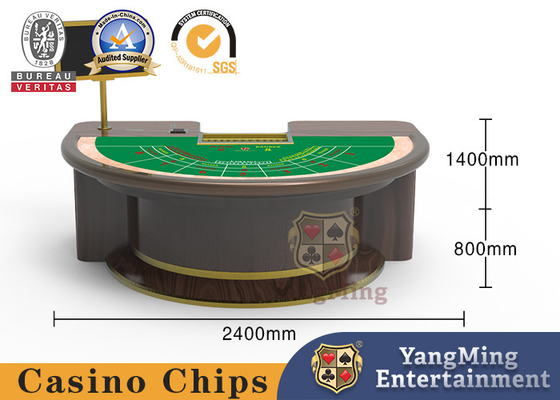 satın al 7 Kişilik Bakara Kumar Masası Yeşil Masa Örtüsü Step Poker Oyun Masası Çevrimiçi üretim