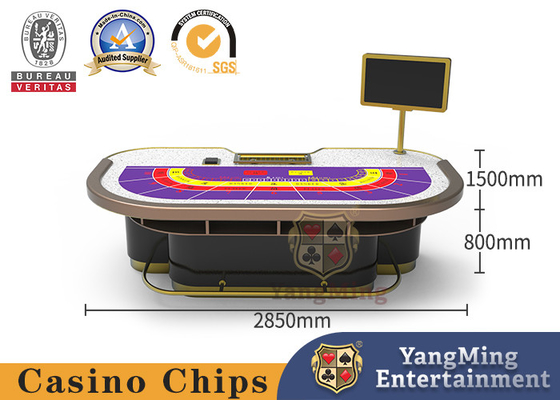 satın al Özelleştirilmiş Bakara Kumar Masası Poker Oyun Örtüsü Masa 9 Oyuncu Çevrimiçi üretim