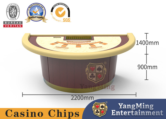 satın al Chip Plate Casino Club ile Konvansiyonel Yarım Yuvarlak Black Jack Kumar Masası Çevrimiçi üretim
