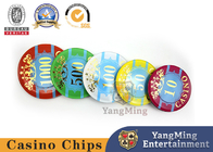 Professional Hot Stamping Casino Poker Chip Set 50mm