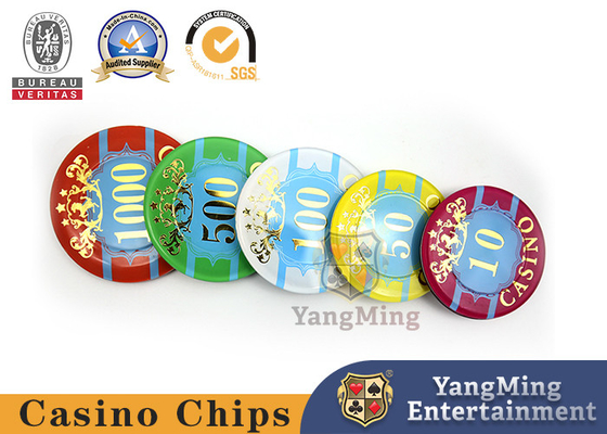 satın al Profesyonel Sıcak Damgalama Casino Poker Çip Seti 50mm Çevrimiçi üretim