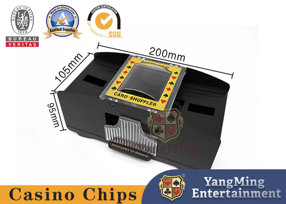 satın al Casino Masa Oyunları Poker Oyun Kartları için 5 # Pil Tek Plastik Kart Karıştırıcı Çevrimiçi üretim