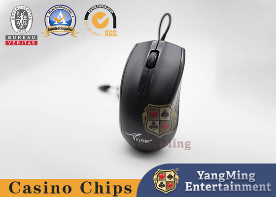 satın al Bakara Oyunları Poker Masaları ve Tezgahlar İçin Klasik Siyah USB Arabirimi Sessiz Fare Çevrimiçi üretim