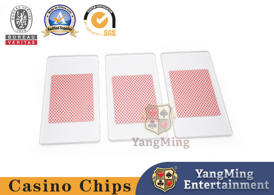 satın al Yarı Mat Akrilik Poker Card Press Baccarat Dragon Tiger Casino Masa Oyunu Çevrimiçi üretim