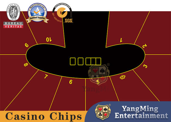 satın al 10 Kişilik Texas Poker Masa Örtüsü Casino Poker Oyunu Suya Dayanıklı Masa Örtüsü Tasarlanabilir Çevrimiçi üretim