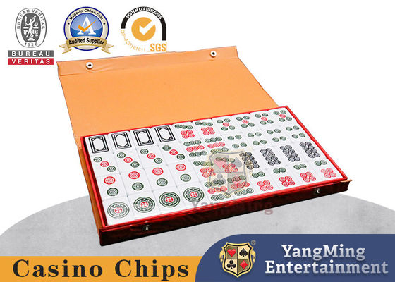 satın al Melamine Mahjong Plakaları Casino Masa Oyunları için Hediye Kutusu Seti Çevrimiçi üretim