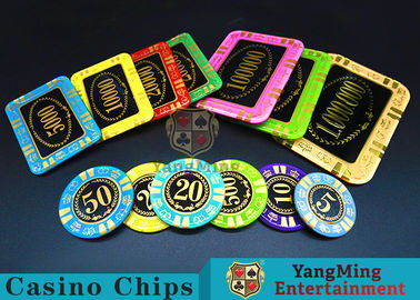 satın al İyi Aşınma Direnci ile Yuvarlak Şekil RFID Casino Cipsleri / Casino Poker Cipsleri Çevrimiçi üretim