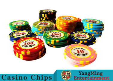 satın al 40mm Çaplı 11.8g Texas Holdem Metal Casino Poker Chips Yuvarlak Şekil Çevrimiçi üretim