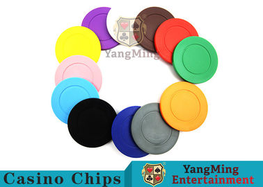 satın al Özel Baskı Logolu Rulet Dedicated Düz Renk Plastik Poker Chips Çevrimiçi üretim