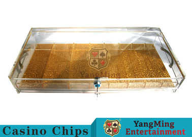 satın al Yarım Şeffaf Akrilik İki Metre Casino Chip Kılıf Ile Taşınabilir Kartuş Kolu Kumar Cips Kilit Kutusu Ile Kutusu Çevrimiçi üretim
