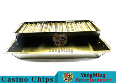 satın al Çift Katmanlı 15 Satır Kil Cips Şamandıra Asansör Ve Aşağı 14 satır Poker Chip Tutucu 40mm Yuvarlak Cips Taşıyıcı Için Uygun Çevrimiçi üretim