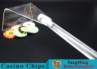 satın al Yeni Özel Tasarım Stil Şeffaf Iskambil Kartları Casino Poker Masa Aksesuarları Için Kil Yuvarlak Çip Komisyon Çevrimiçi üretim