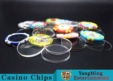 satın al Kullanmaya Adanmış Kumar için Akrilik Plastik Ayrı Özelleştirilmiş Poker Cipsleri Çevrimiçi üretim