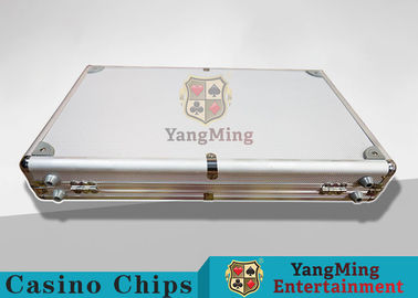 satın al Alüminyum Casino Poker Chip Için Taşıma çantası Set 600 adet Için Metal Poker Chip Kutusu Çevrimiçi üretim