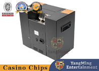 Black Metal Double Port Casino Playing Card Automatic Shredder For Poker Waste Paper