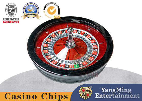 satın al Amerikan Manual Rulet Tahtası Kırmızı Katı Ahşap Casino Masası Texas Hold'em Poker 19cm Shaft Çevrimiçi üretim