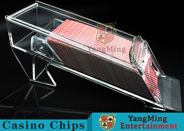 satın al Mükemmel Işık Geçirgenliği ile 1.2kg Şeffaf Akrilik Casino Kart Ayakkabısı Çevrimiçi üretim