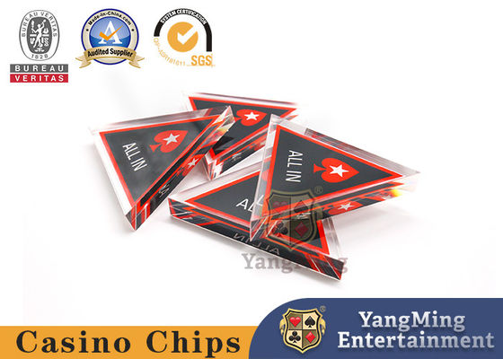 satın al Üçgen akrilik tümüyle casinoda Texas Hold'Em oyun masası konumlandırma kartı Çevrimiçi üretim