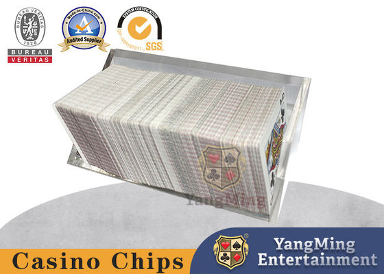 satın al Üçgen Şeffaf Akrilik Atık Kart Rack Black Jack Poker Oyun Masası Kart Kutusu Çevrimiçi üretim