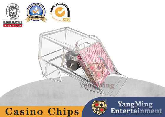 satın al Yeni Açık Akrilik Poker Shuffler ve Poker Kartları Dağıtımı ayakkabı bağı Baccarat Sistemi Çevrimiçi üretim