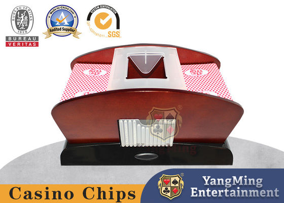 satın al Yeni Poker Kart Karıştırıcı Bakara Masa Casino Ahşap Pil Otomatik Kart Karıştırıcı Çevrimiçi üretim