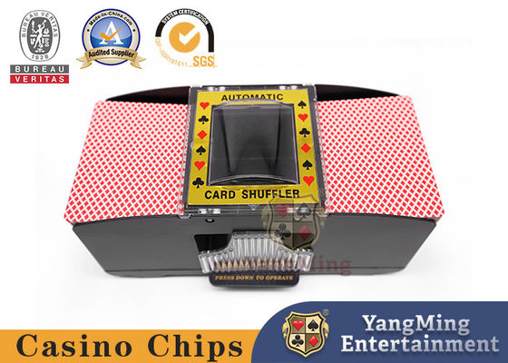 satın al Kumar Masası Teksas Hold'Em Oyunu yepyeni pilli tek kullanımlık plastik poker karıştırıcı Çevrimiçi üretim