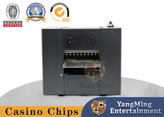 satın al Yepyeni Casino Siyah Metal Çift Ağızlı Oyun Kartı Yüksek Hızlı Otomatik Mühürleyici Çevrimiçi üretim