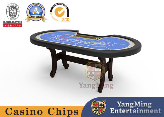 satın al 8 kişilik Baccarat H-Leg Kumar Poker Masası Masa örtüsü Oyun Rengi Özelleştirilebilir Çevrimiçi üretim