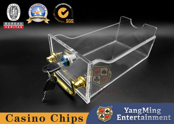 satın al Yepyeni Tamamen Şeffaf Atma Kutusu 8 Deck Of Playing Cards Casino Club Atma Kutusu Çevrimiçi üretim