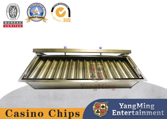 satın al Yepyeni Metal Kaplama Çip Tepsisi Çift Katman Çift Kilit Çip Tepsisi Poker Çip Yüzen Çevrimiçi üretim