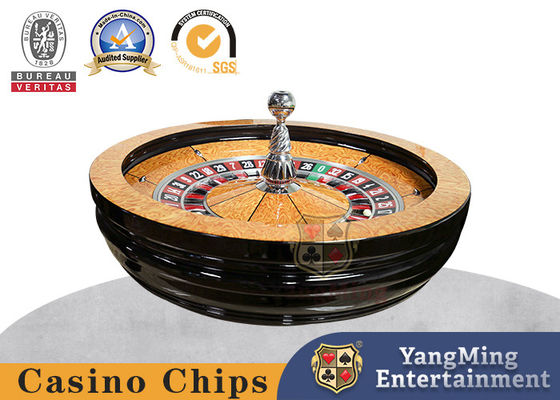 satın al İthalatlı Katı Ahşap 82cm El Casino Rulet Tekerleği Baccarat için Texas Hold'Em Blackjack Rulet Çevrimiçi üretim