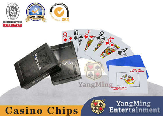 satın al Texas Poker Oyunu için PVC Plastik Büyük Baskı 280gsm Kara Kutu Poker Oyun Kartı Çevrimiçi üretim