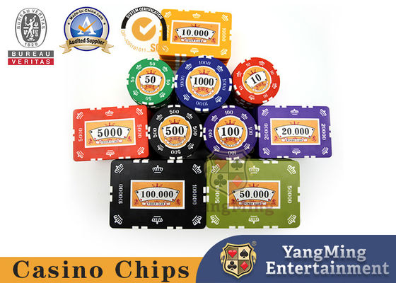 satın al Yeni Tasarımlı Casino Masa Kart Oyunu Fişleri Texas Hold'Em Oyunu Sahtecilik Karşıtı Fiş Seti Çevrimiçi üretim