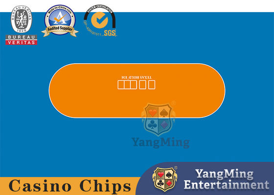 satın al Kazinolar için özel Texas Hold'Em Oyun Masa örtüsü, Su geçirmez ve özelleştirilebilir logo rengi Çevrimiçi üretim