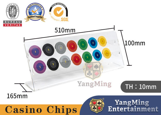 satın al Rulet Poker Masası, Masa Üstü, Çip Sahibi, Şeffaf Akrilik 40mm Poker Çip Ekranı Çevrimiçi üretim