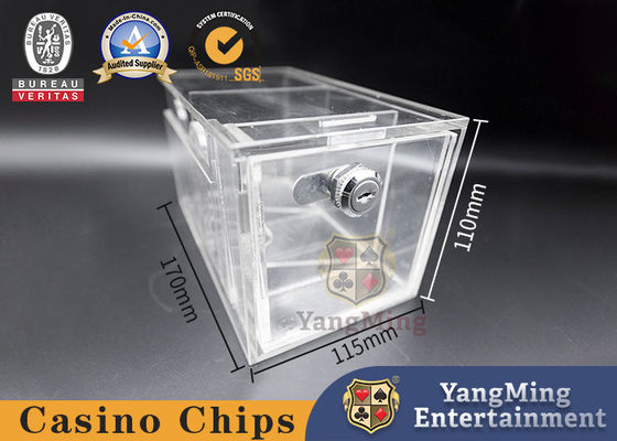 satın al Bakara Masası Poker Atma Sahibi Akrilik Şeffaf 8 Çift Kilitli Pin Kart Kutusu Çevrimiçi üretim